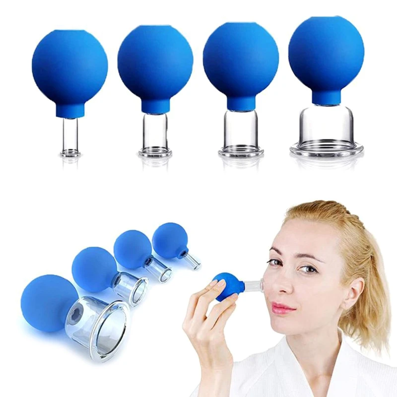 Vacuum Cup Ball Glass Cup Exclude Moisture Anti Cellulite Massage Chinese Therapy Face Cupping Cans for Skin Care Massager Tool