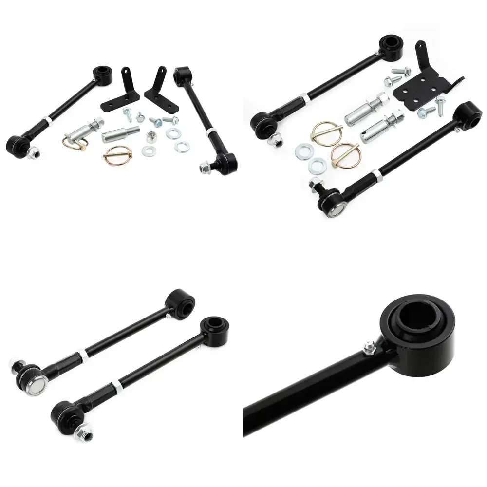 

AP01 Adjustable Front Sway Bar Link Quick Disconnects for Jeep Wrangler TJ 4 to 6 Inch Lift YZ742