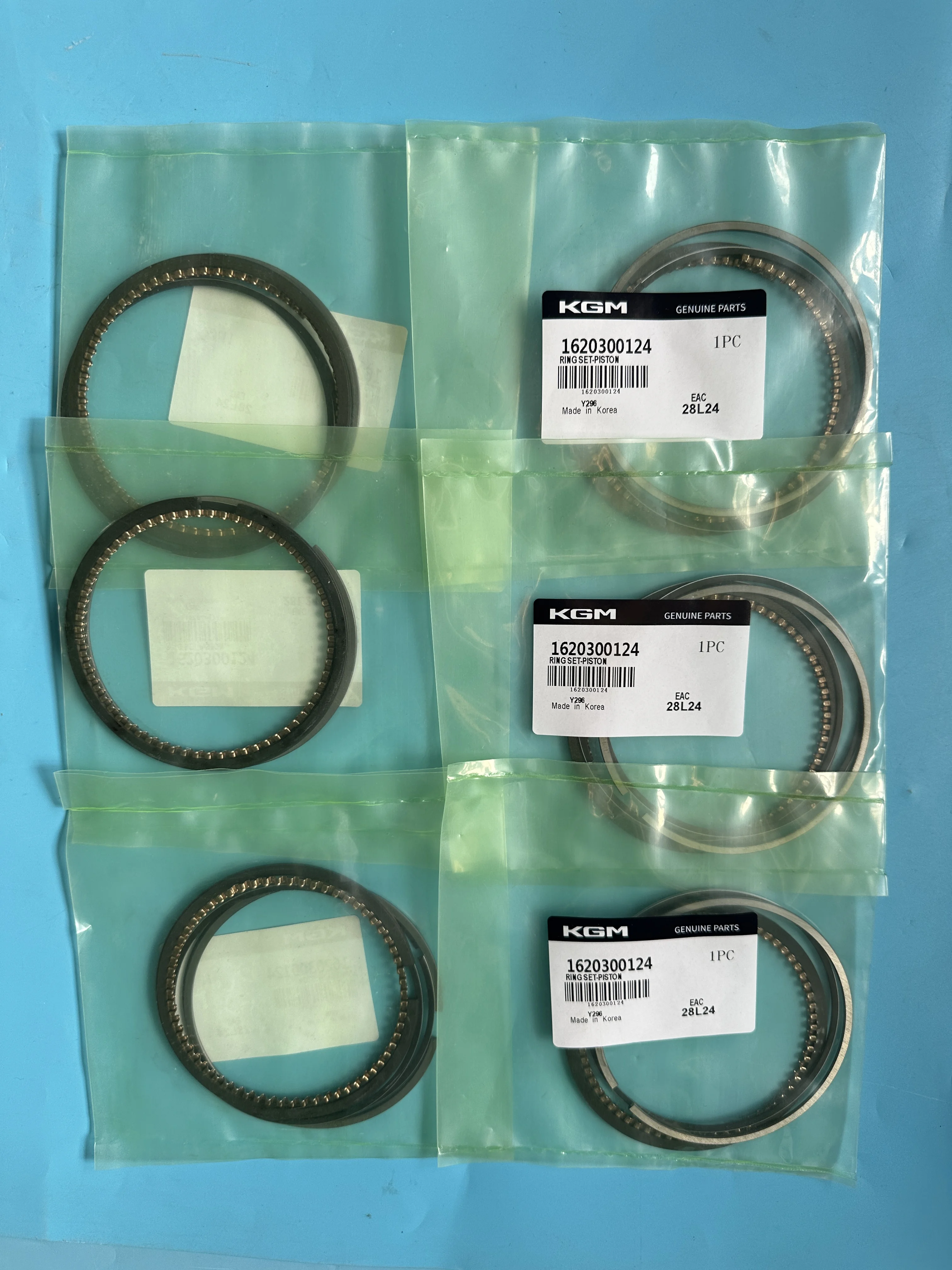 6PC Piston Rings Set 1620300124 for Ssangyong E32 Rexton Rodius/Stavic Chairman