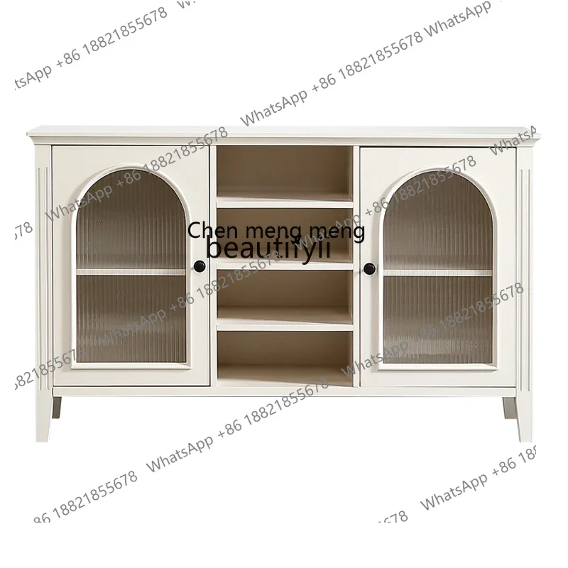 cn8350 LHY zq American Solid Wood Sideboard Nordic Light Luxury Creative Home Hallway Locker Simple Modern Tea Cabinet