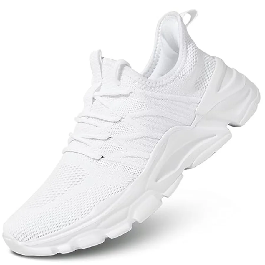 

Mens Running Shoes Slip-on Walking Tennis Sneakers Lightweight Breathable Casual Soft Sole Mesh Workout Sports Shoes
