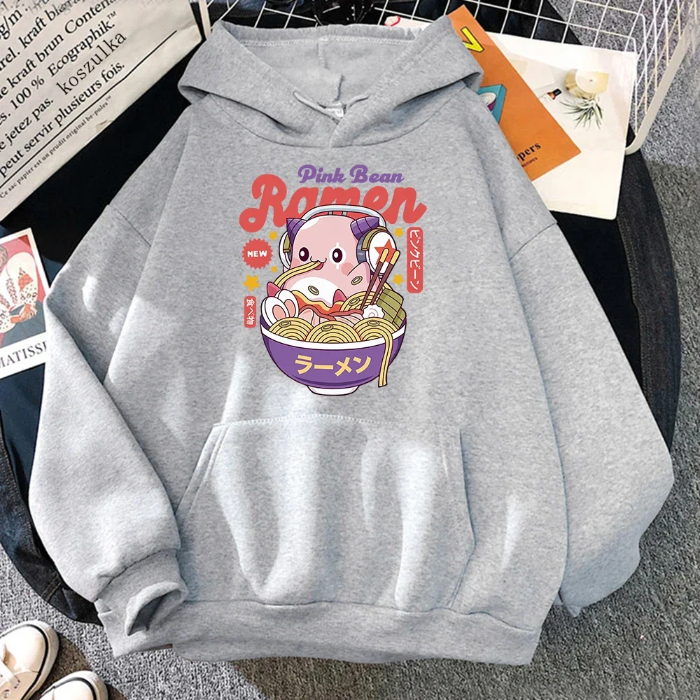 Fashion Harajuku Gothic Japanese Cartoon Graphic Hoodie for Women Aesthetic Noodles Unisex Autumn Pullovers Sweatshirts Unisex