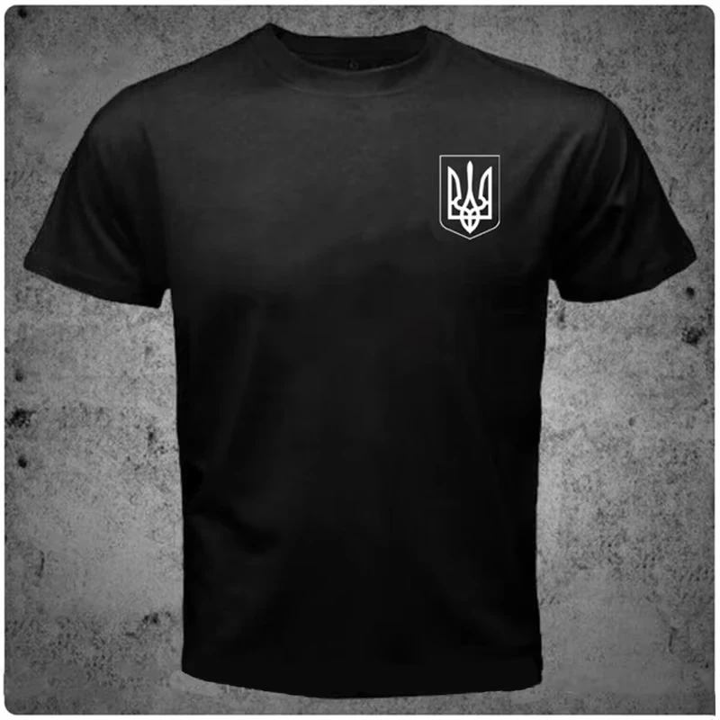 Summer new men's and women's outdoor sports T-shirts Ukraine street fun 3Dprinted short sleeved Zelensky same size children'stop