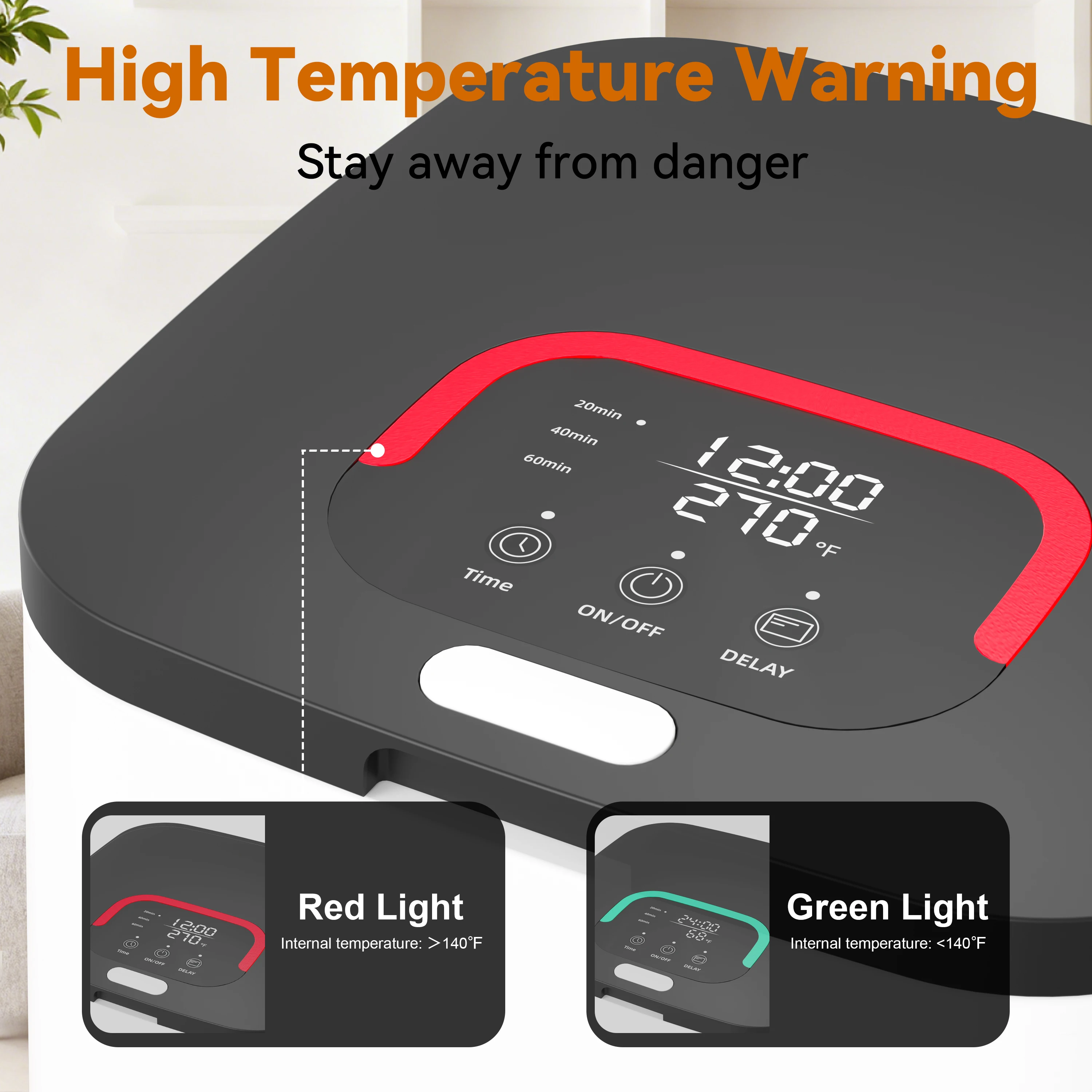 12 liter capacity, with three-stage timer, portable towel heater bucket, with delay function, clamshell type, removable hook