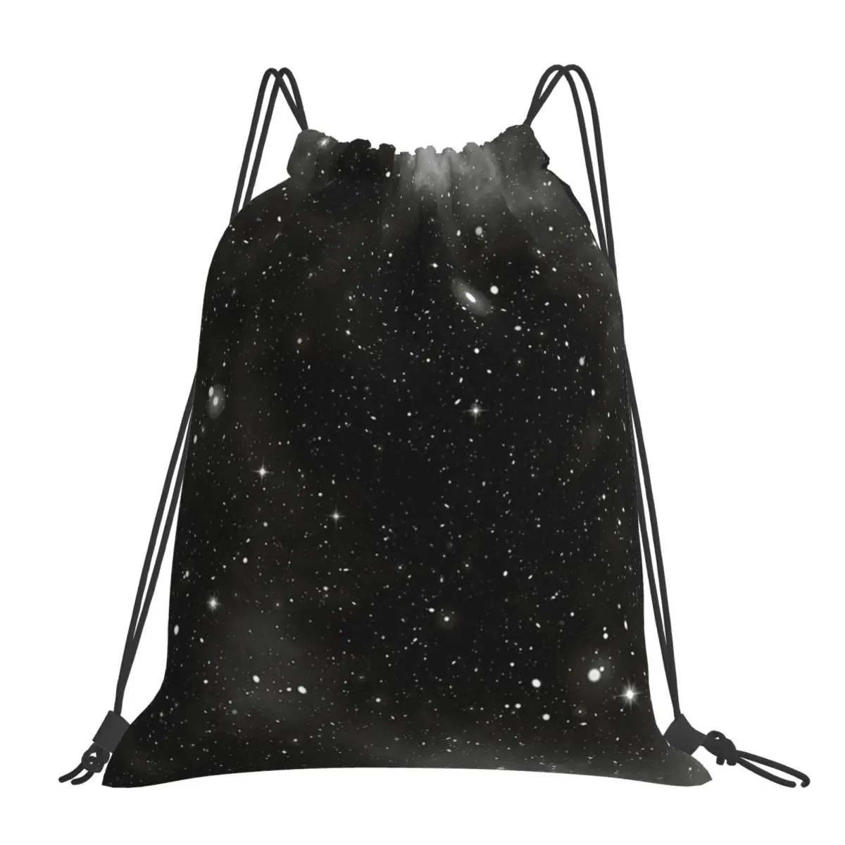 Colorful Galaxy Backpacks Portable Drawstring Bags Drawstring Bundle Pocket Shoes Bag Book Bags For Man Woman Students