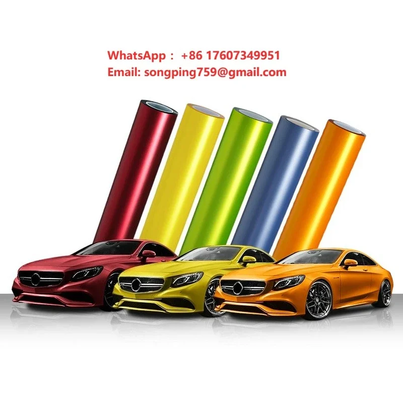Durable TPU Car Color Film Matte Finish Dustproof Anti Fading Custom Car Sticker