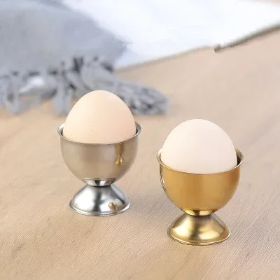 10Pc Stainless Steel Soft Boiled Egg Cups Holder Tabletop Cup Kitchen Tools Sets Breakfast steam rack mold for frying eggs poach