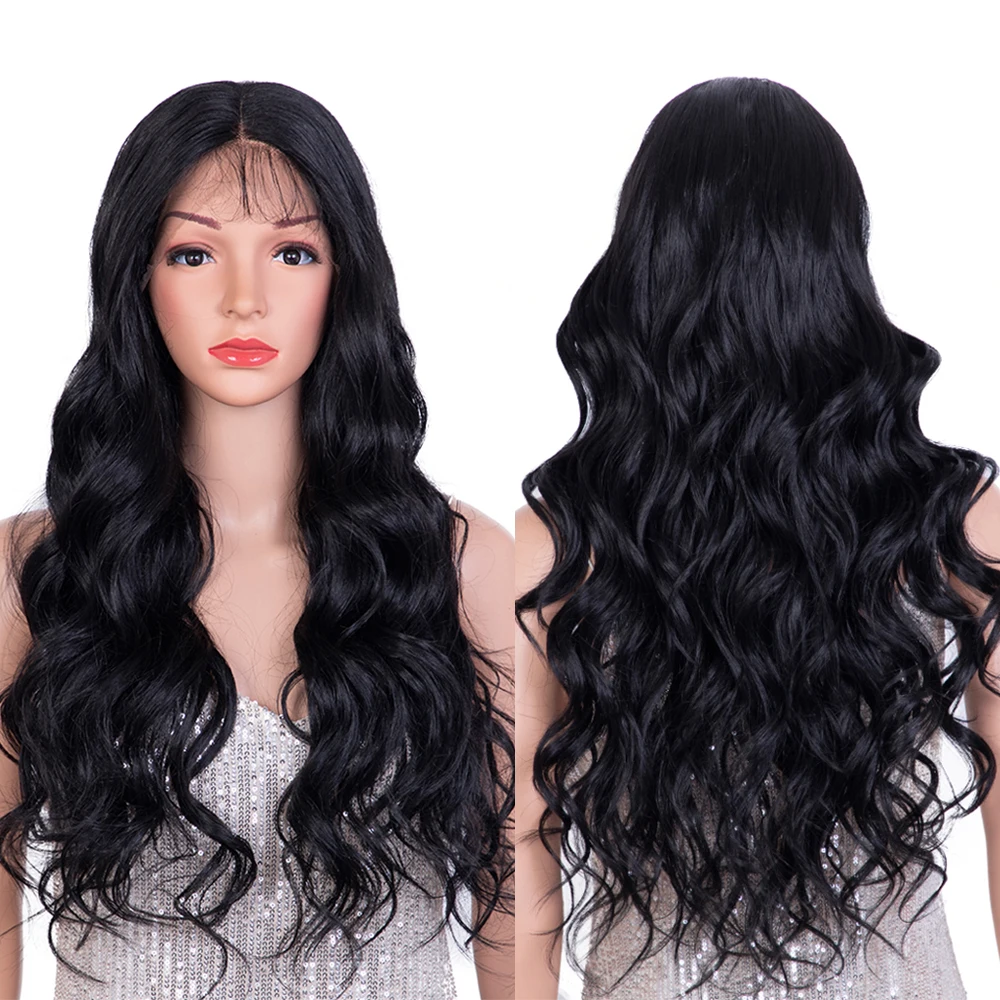 Synthetic Lace Front Wig, 30 Inch Length