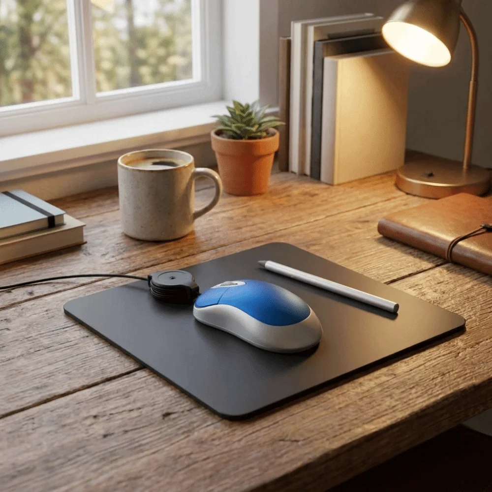 Retractable Cable USB Wired Mouse Portable Plug-and-Play mini Retractable Mouse Ergonomic Shape Lightweight Computer Mice