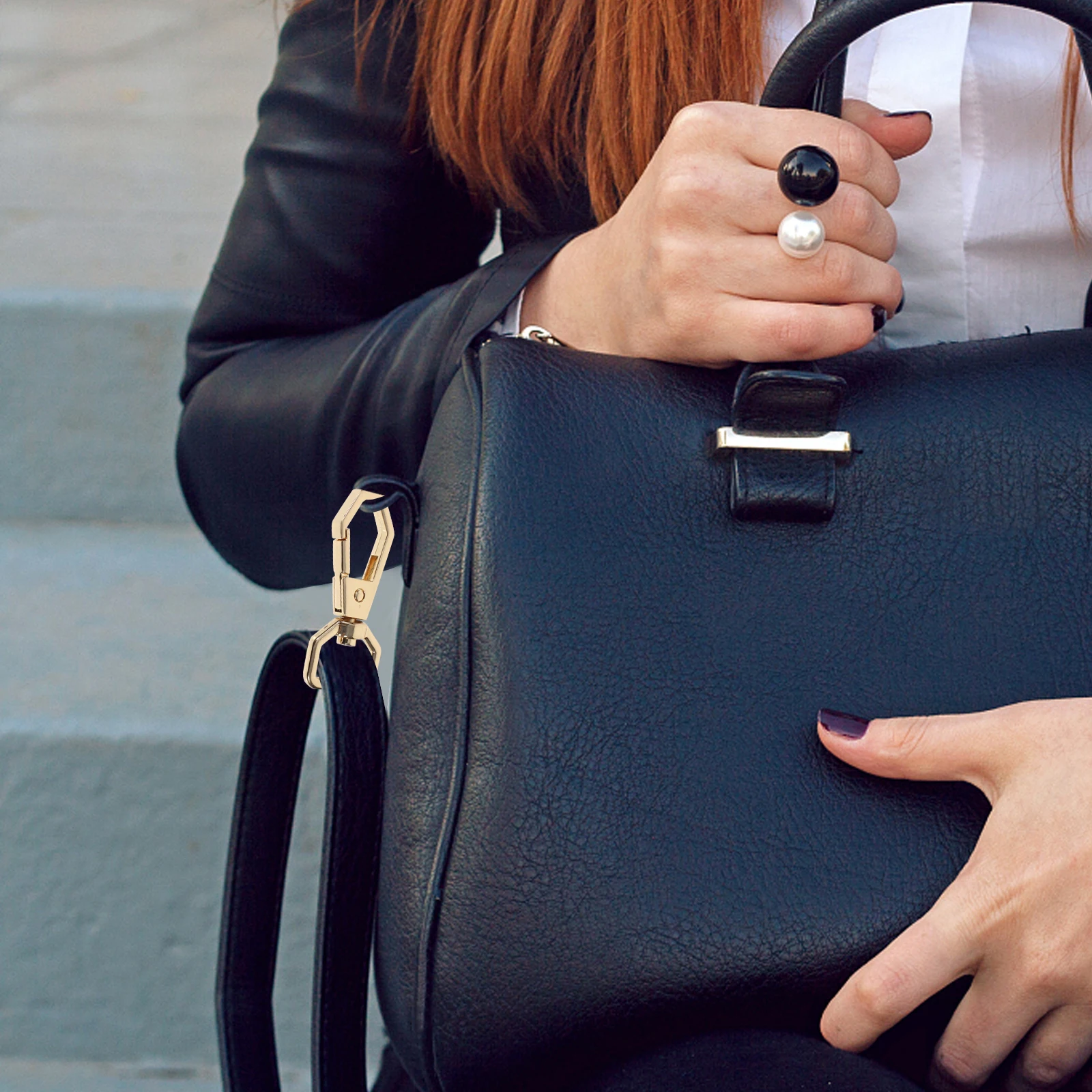 

10pcs Alloy Keychains Unique Swivel Clasp Handbag Accessories Metal Key Rings For Men Women Durable Lightweight Keychain