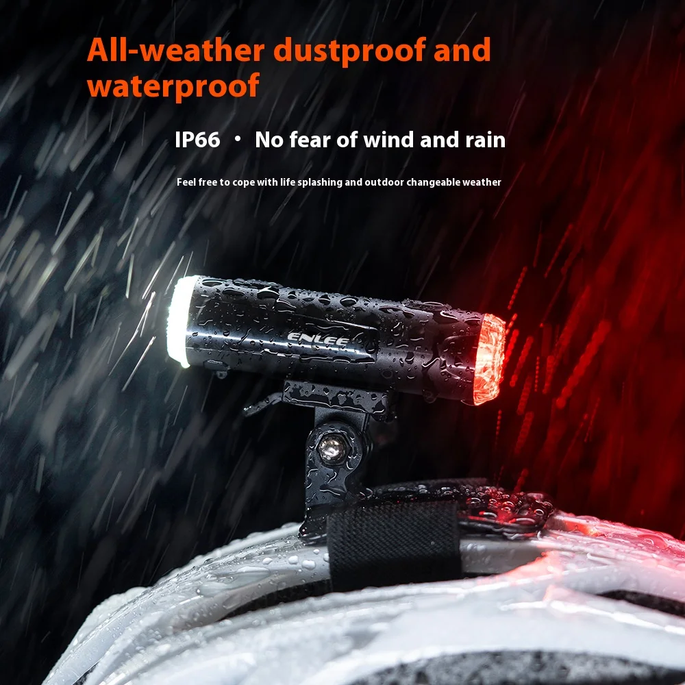 

Фонари ENLEE велосипедные на шлем, умные предупреждающие огни для езды на велосипеде, встроенные передние и задние фонари, Универсальные складные