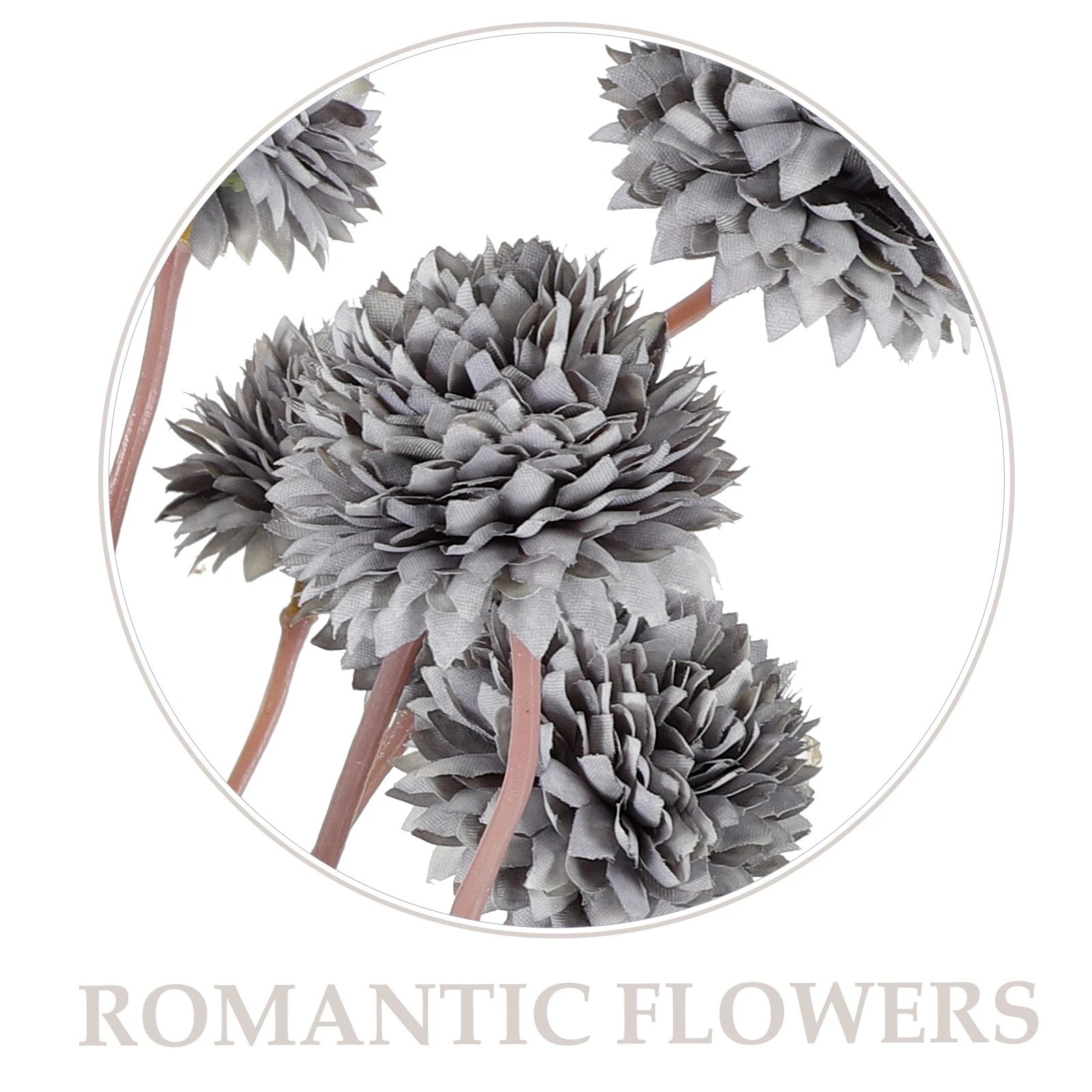 

4pcs Flowers Fake D Home Decor Lifelike Artificial D Flowers Faux D Wedding Party Decor Blue Color