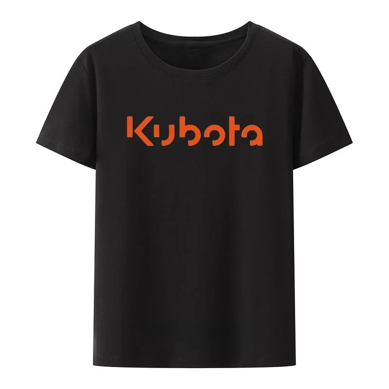 Kubota Tshirt Tractor Farming Gardening Unisex O-neck Printed Personalized Tee Fashion Streetwear Casual Camisetas men clothing