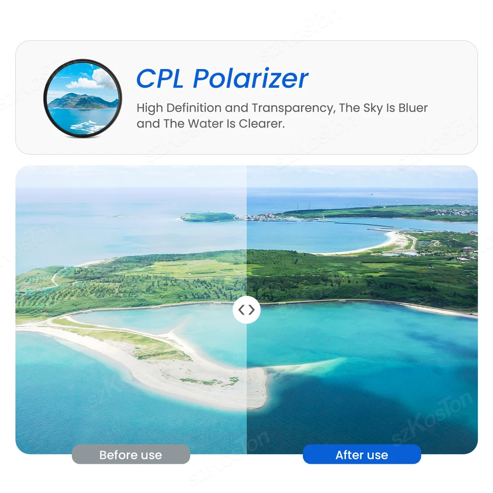 Circular Polarizing CPL Filter 37 39 40.5 43 46 49 52 55 58 62 67 72 77 mm for Nikon Canon Sony Fujifim Olympus Camera Lens