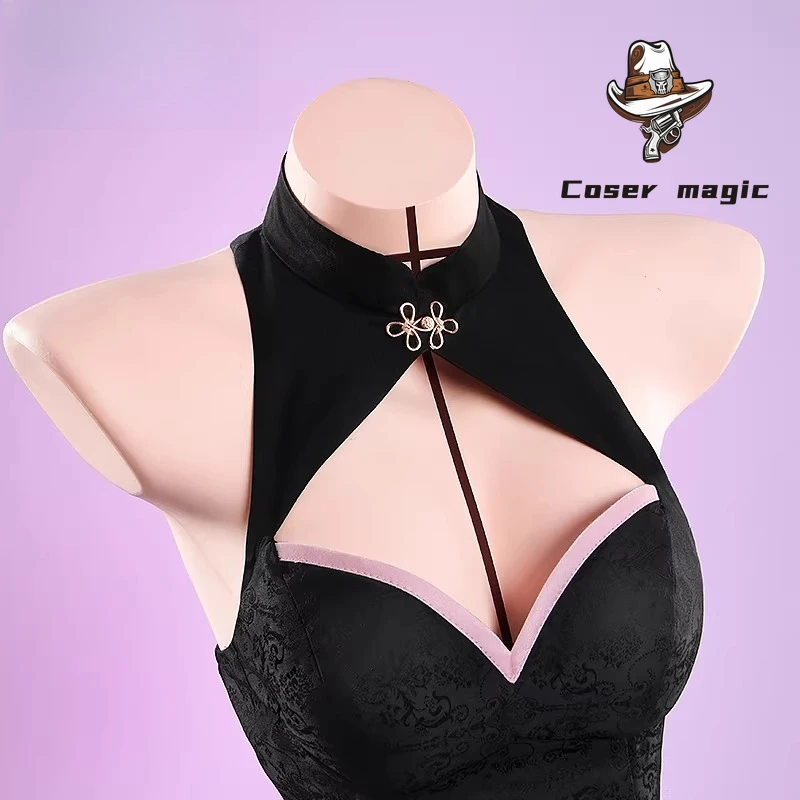 

Blue Archive Koharu Cheongsam Cosplay Costume Uniform for Halloween Carnival & Christmas Parties