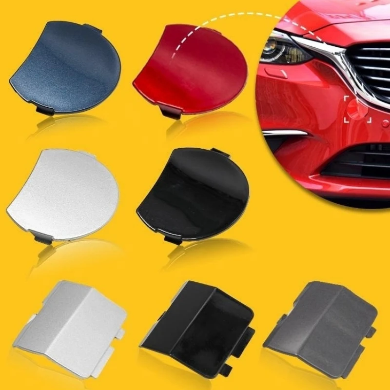 

Front Rear Bumper Towing Hook Cover For Mazda 6 Atenza Sedan 2013-2019 ABS Tow Hauling Eye Trailer Cap Car Accessorie