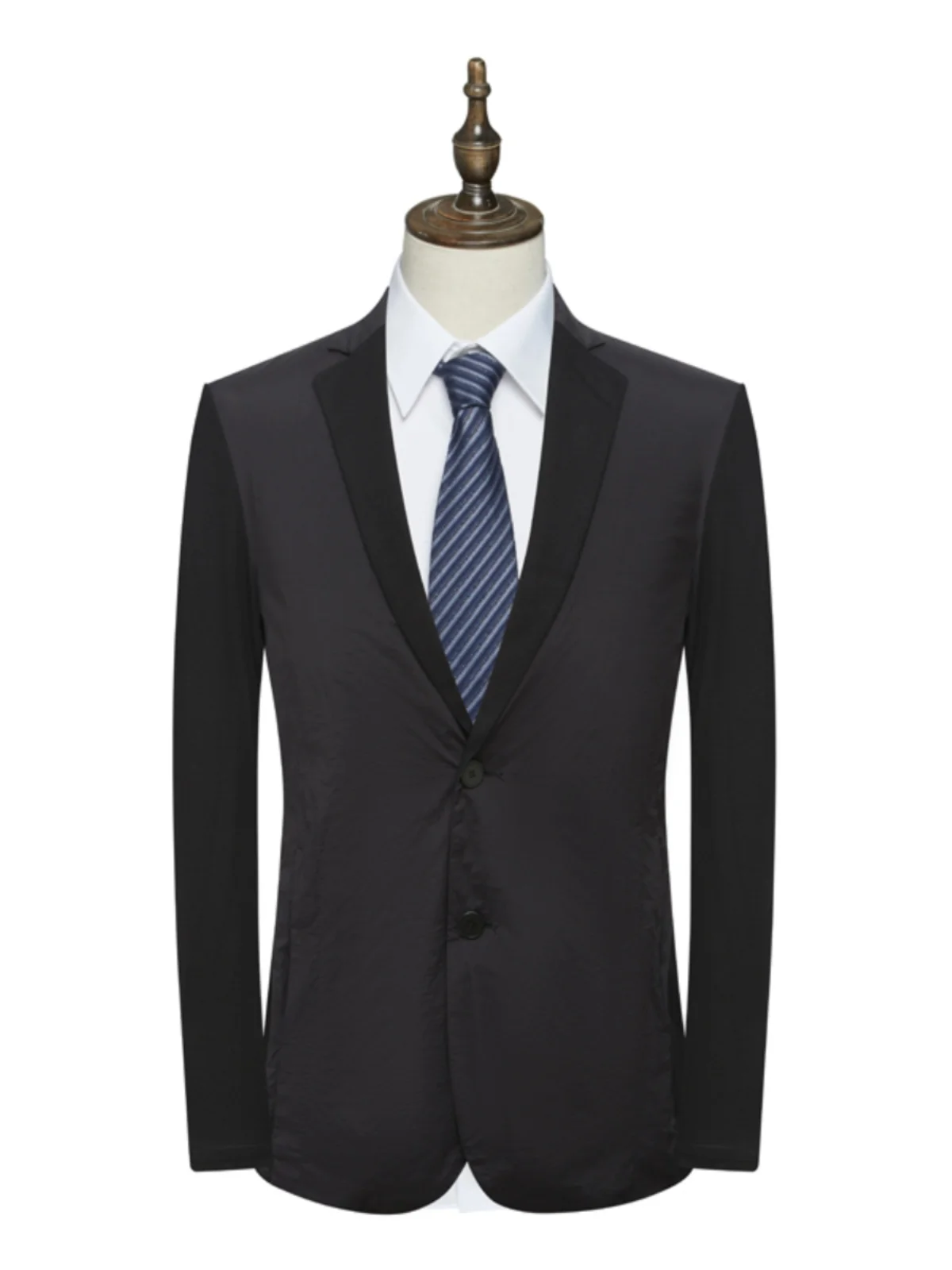 

Busin повседневный мужской костюм Jaet CA278, хлопковый костюм с двумя пуговицами без разделения, подходит для Long Sve Faion Urban Sle