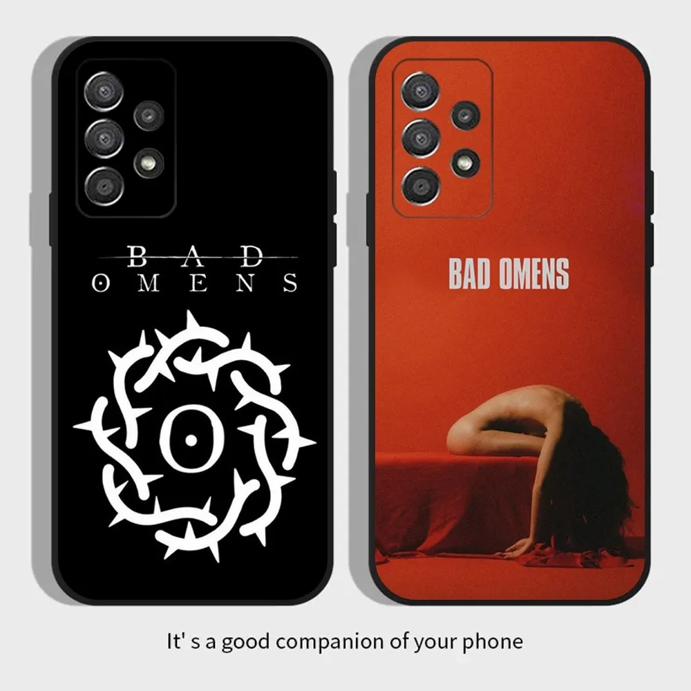 Band Bad O-Omens Phone Case For Samsung Galaxy A13,A21s,A22,A31,A32,A52,A53,A71,A80,A91 Soft Black Cover