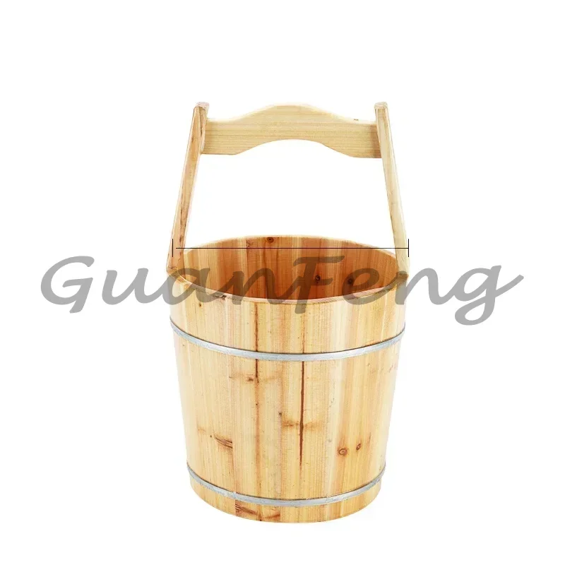 Handmade natural wooden foot bath tub and portable herbal sauna foot bath bathtub for home spa relaxation - view 3