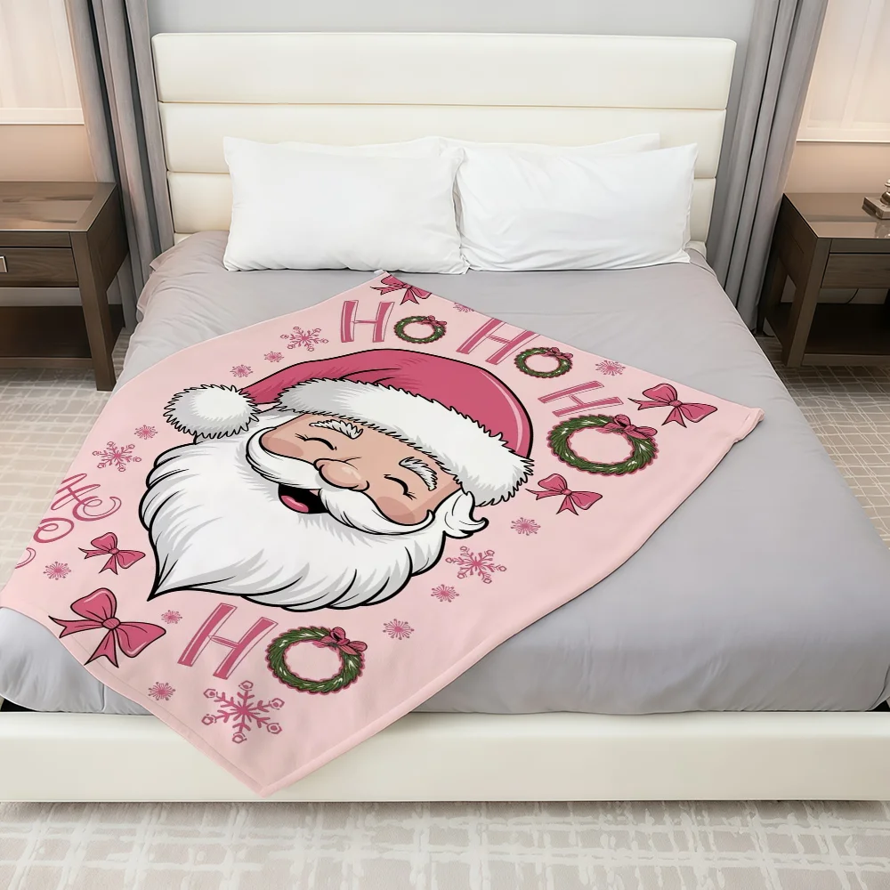 Selimut Natal Pink Super Nyama - Christmas Throw Blanket ulasan dan harga