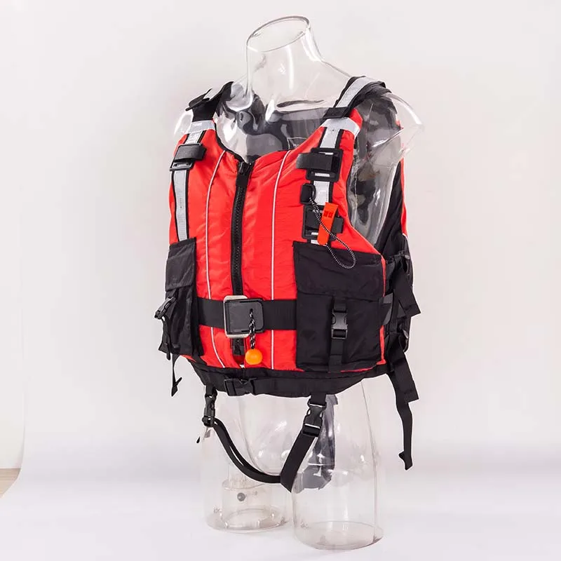 Water Rescue Life Vest High Buoyancy Rescue Vest High Safety Factor Reflective Style Kayak Life Jacket