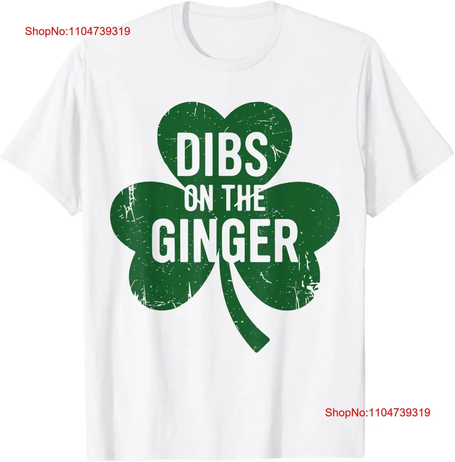 

Забавная женская футболка Dibs On The Ginger на день Святого Патрика или винтажная стираная повседневная модная дышащая слегка дизайнерская одежда