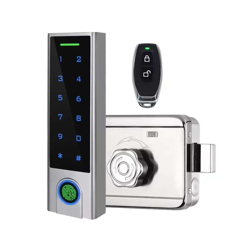 IP65 Wireless Smart , Intelligent Gate Door , Fingerprint Password Card Access With Remote Controller