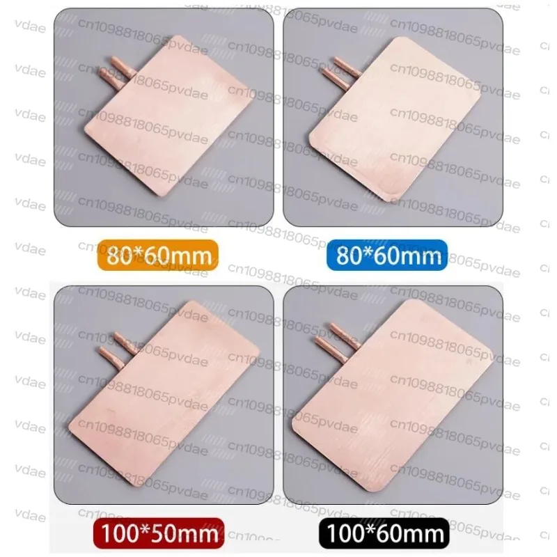 Cooling Heat Dissipation Copper Plate DIY Water-Cooled Sheets for Laptops Mobile Phones Tablets CPUs Graphics Cards Cooled Down