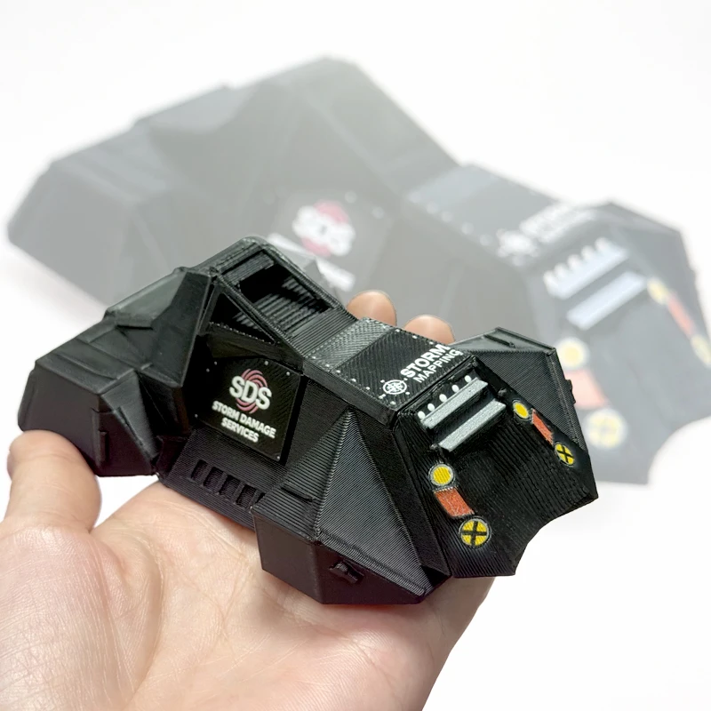 3D-Gedrucktes Sturmköder-Fahrzeugmodell Robustes Offroad-Erkundungsfahrzeug Mini-Diecast-Sammlerstück Geschenk für Sturm-Enthusiasten – Detail 4