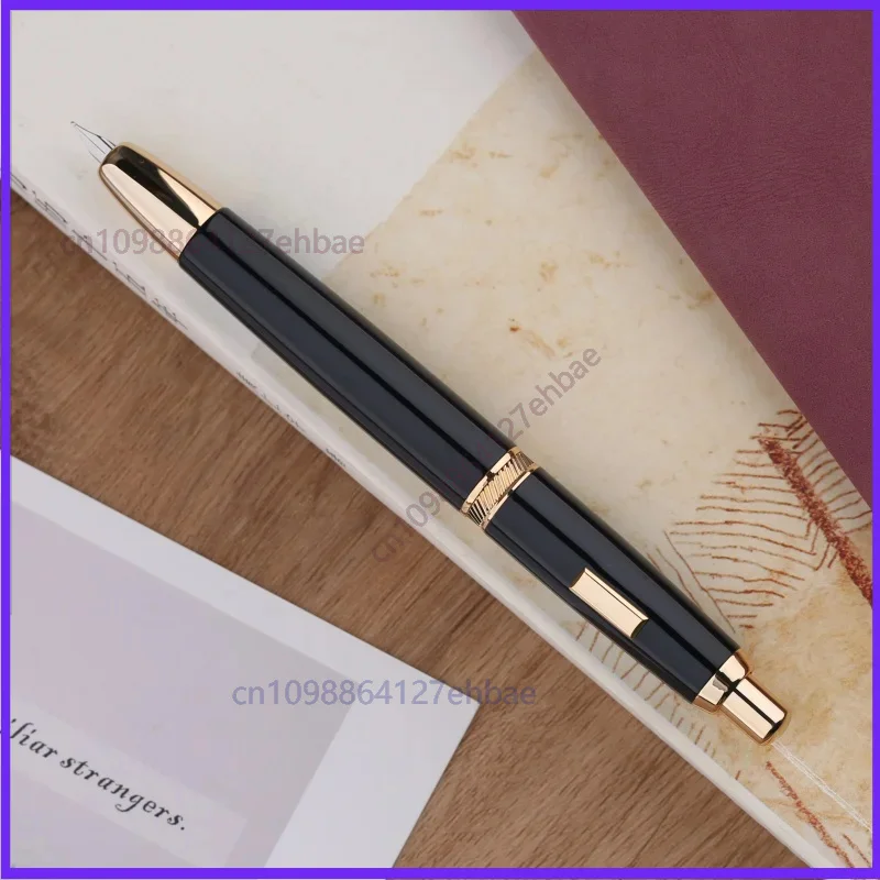For MAJOHN-A1 Metal Fountain Pen, Clipless, Retractable, Fine Nib, 0.5mm, Ink Writing Gift Pen School Office Business Supplies