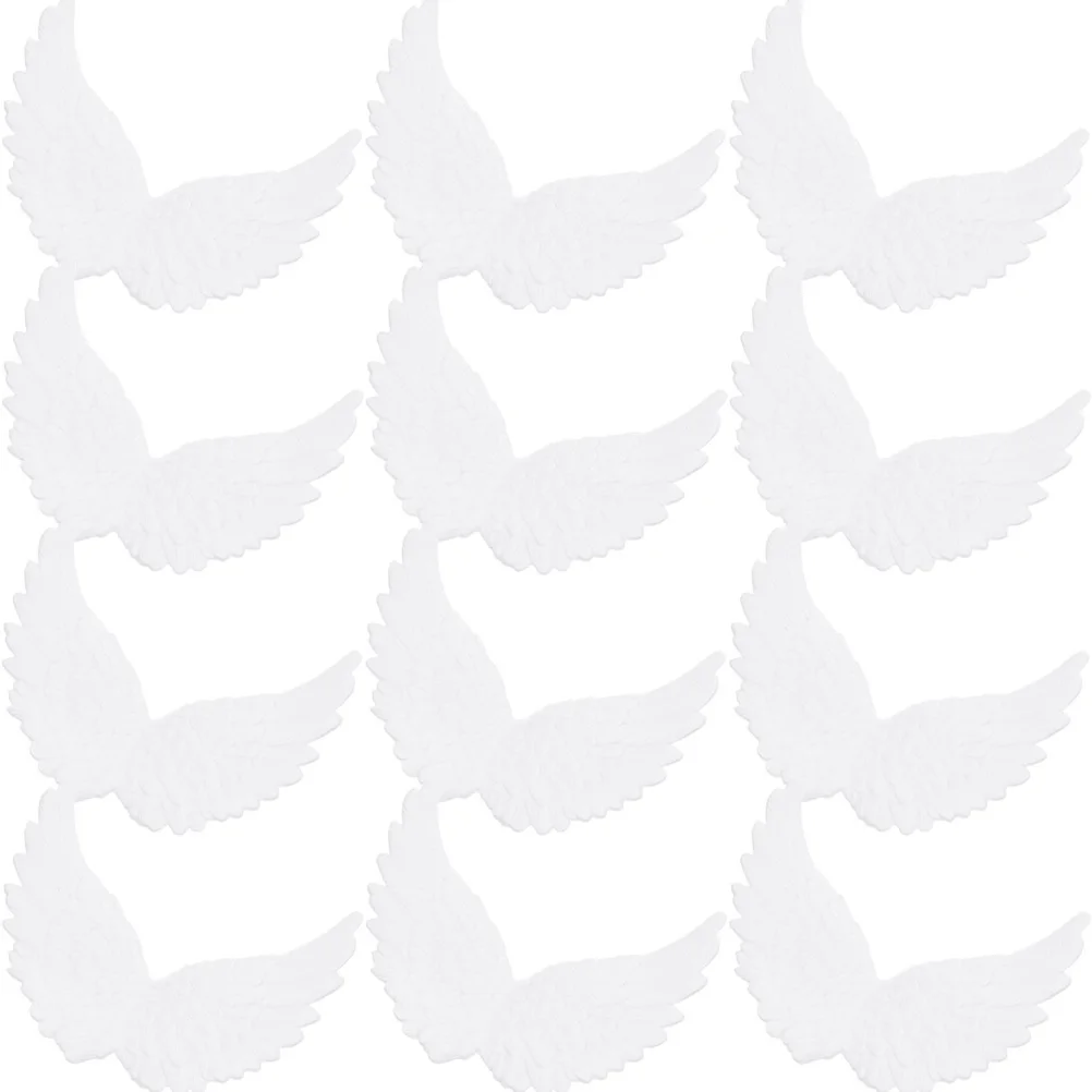 

10Pcs Angel Wing Embellishments High Simulation Small Lightweight DIY Crafts Decorations for Clothes Hair Accessories Hats