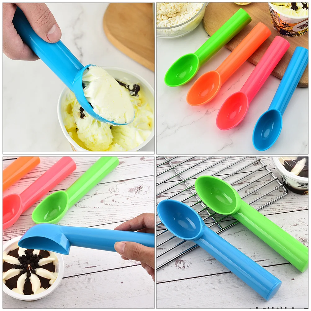 1 set di palette per gelato, palette per frutta, pratiche, resistenti all'usura, colori assortiti, cucina, ristorante, dessert, strumenti multiuso