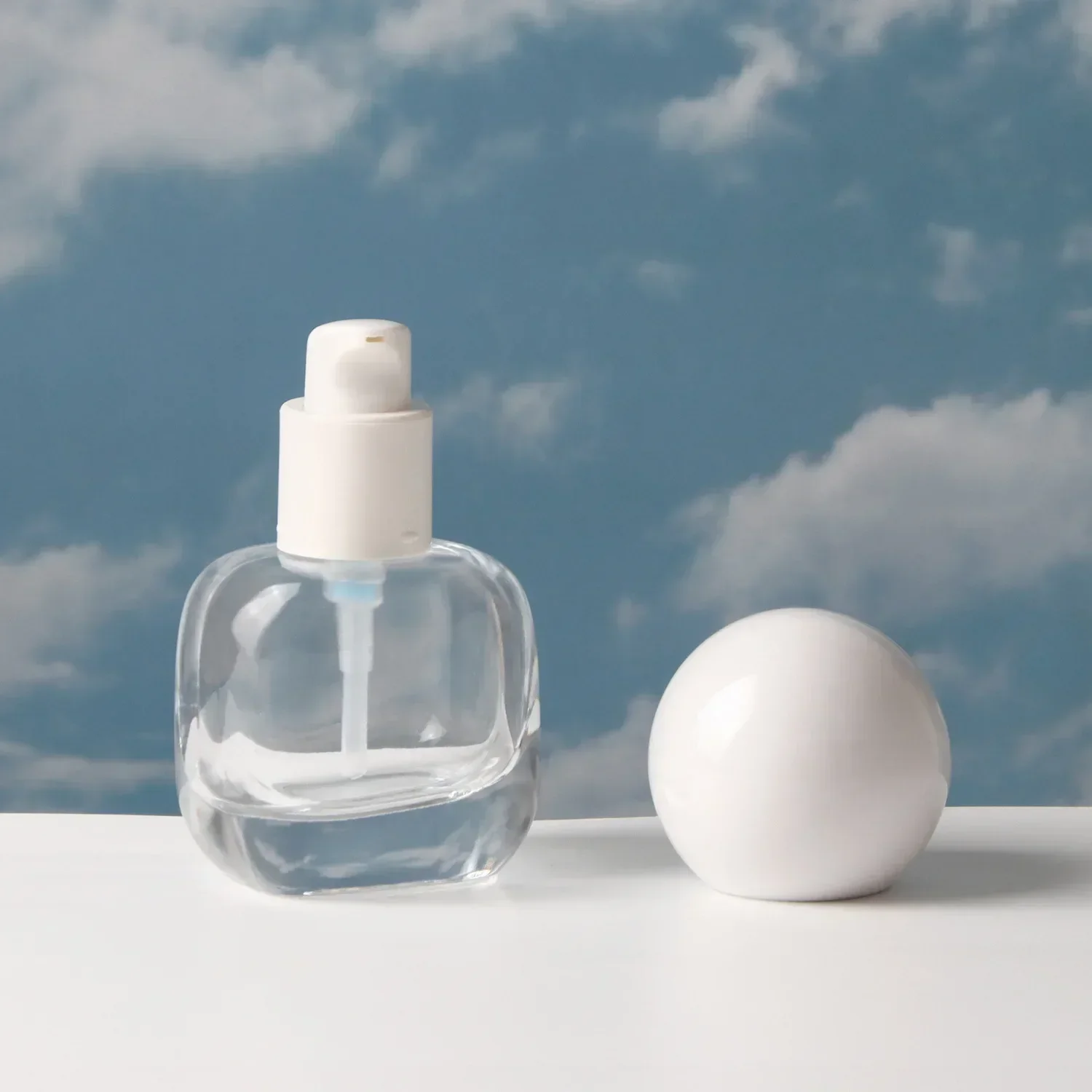 Flacone Spray per profumo da 30ML per Dispenser di colonia vuoto trasparente da viaggio spruzzatore portatile in vetro per cosmetici Toner Lottle glassato