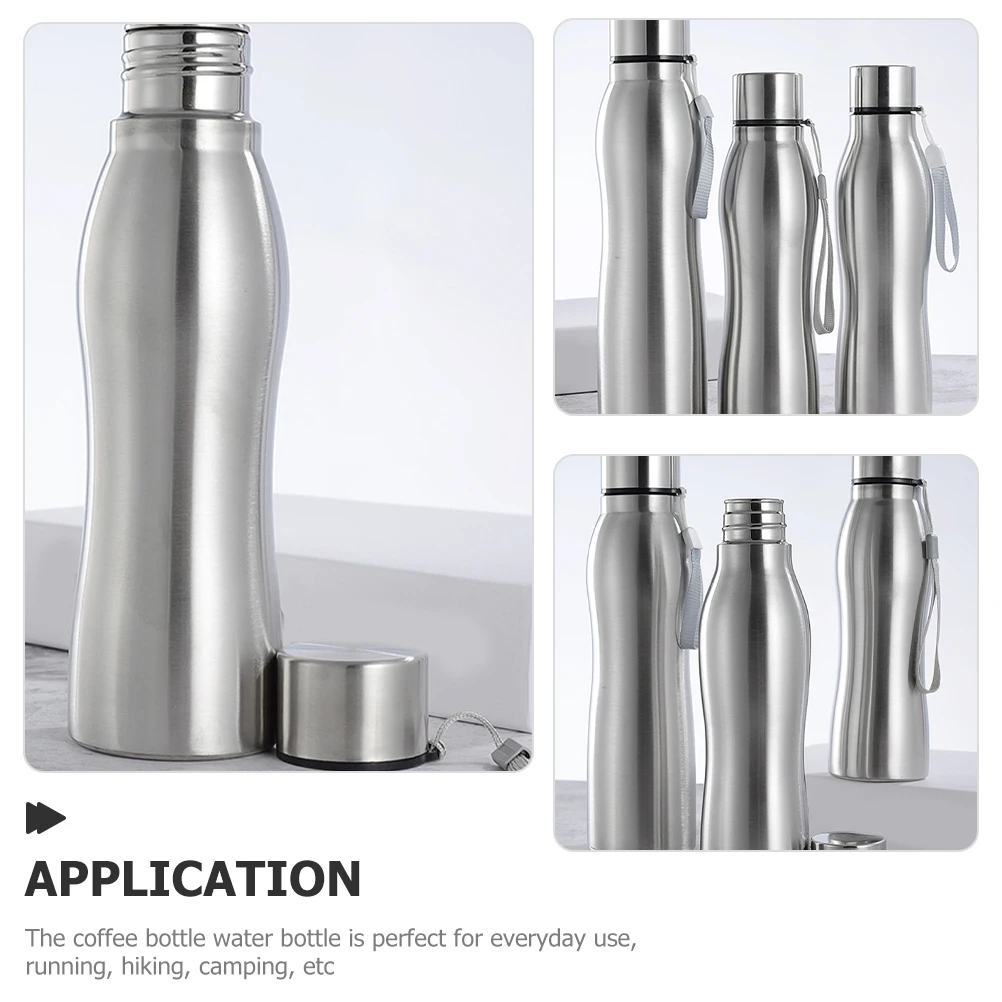

Large Capacity Vacuum Stainless Steel Water Bottle Dustproof Lid Portable for Gym Cycling Hiking Running Outdoors
