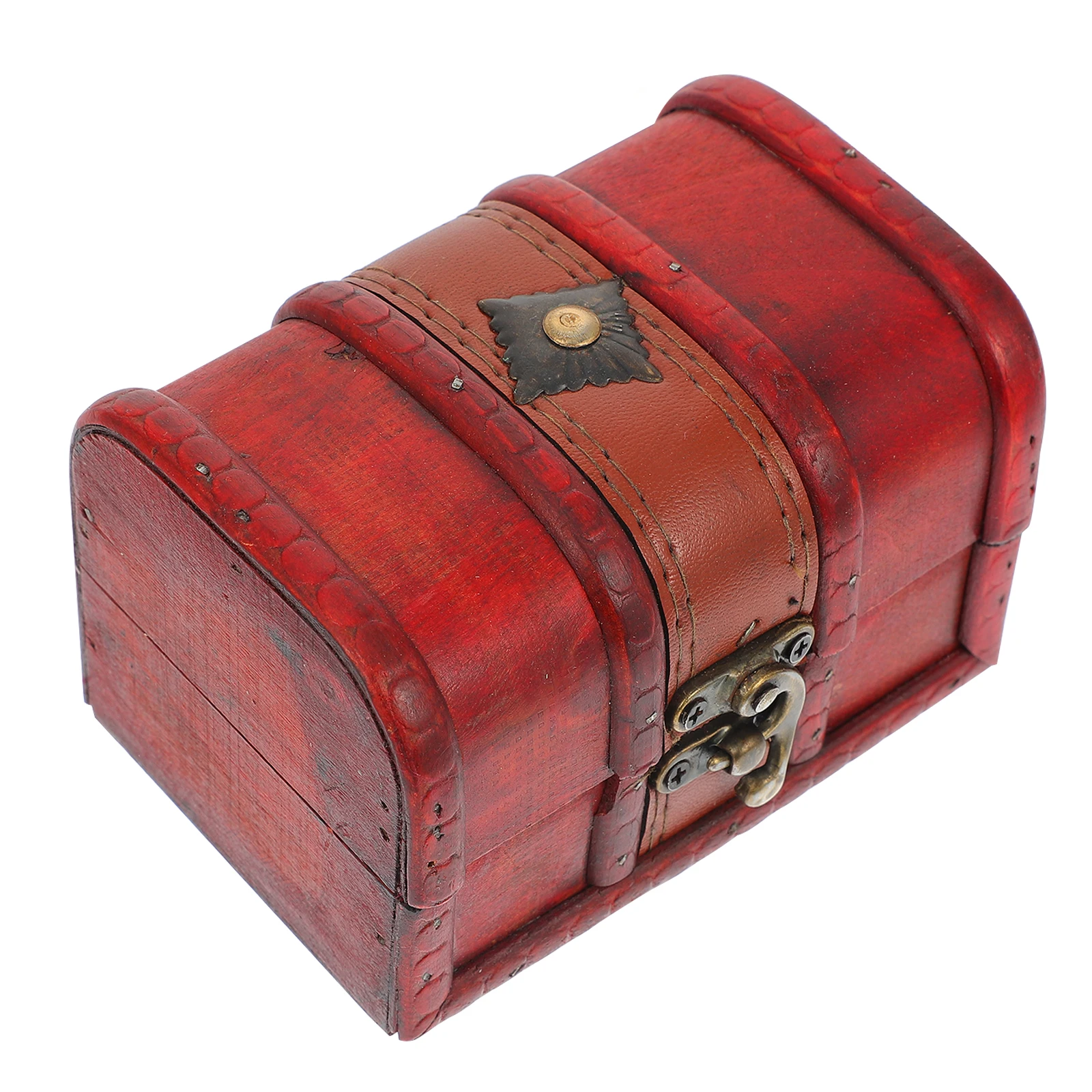 

Wooden Jewelry Box Vintage Storage Container Retro ganizer Tubular Colorful Premium Quality Sturdy Safe Belongings