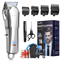Sejoy Men's Hair Trimmer Multifunction Hair clippers for Body Head Hair Electric Beard Trimmer Shaver Rechargeable Grooming Kit