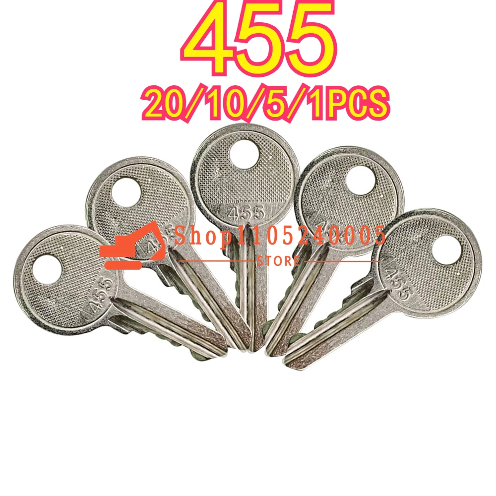 20/10/5/1PCS New Ignition Switch Keys 455 BG33 AS142 Elevator Keys XB2 LA38 LAY7 XB5 Push Button