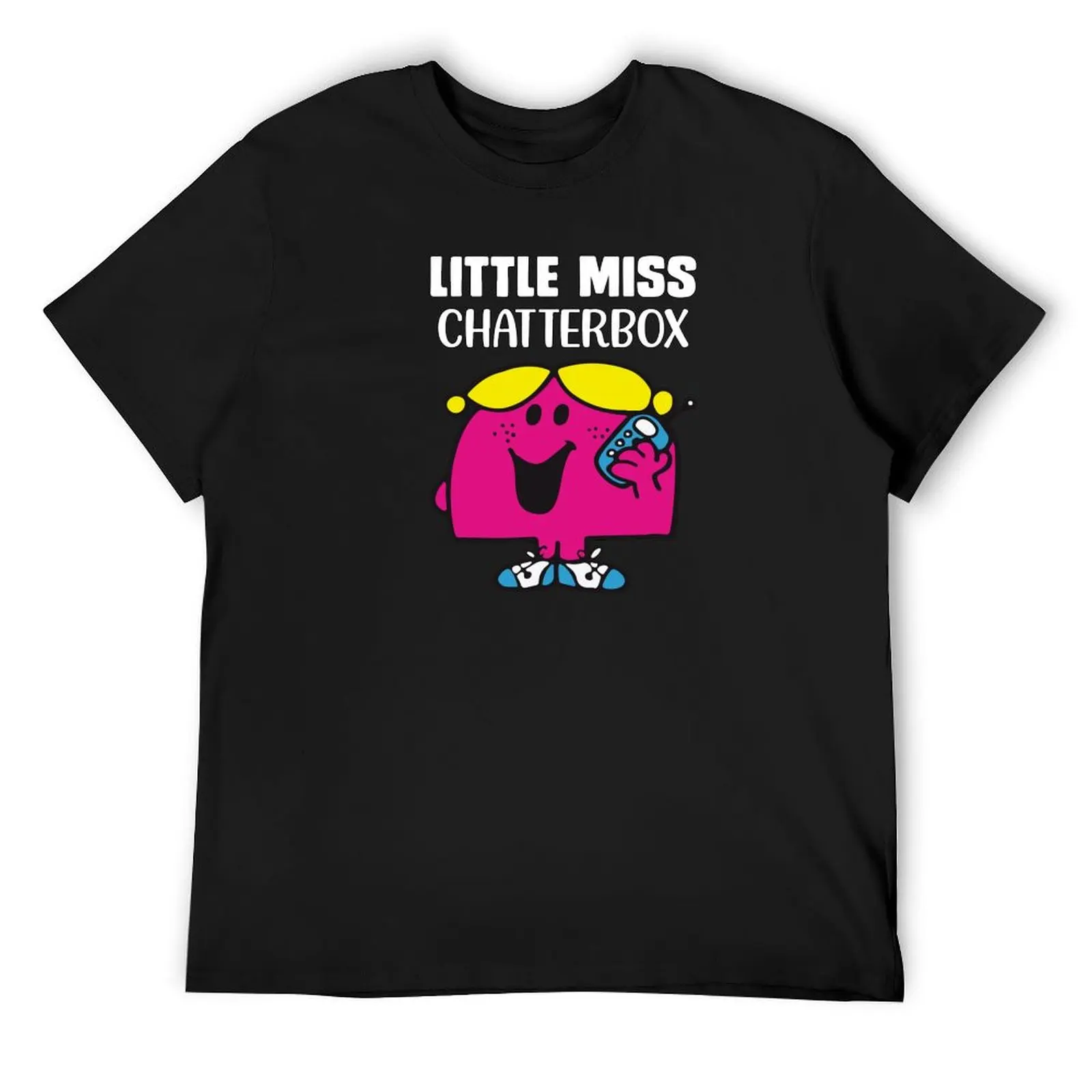 

Футболка Little Miss Chatterbox, роскошная одежда, рубашки с рисунком лабу, забавные футболки для мужчин