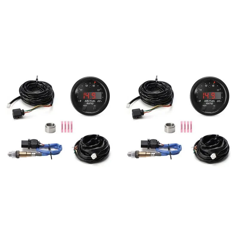 2X 30-0300 X-Series Wideband O2 Air Fuel Ratio Gauge Kit LSU4.9 0258017025 Oxygen Sensor For Car Oxygen Sensor