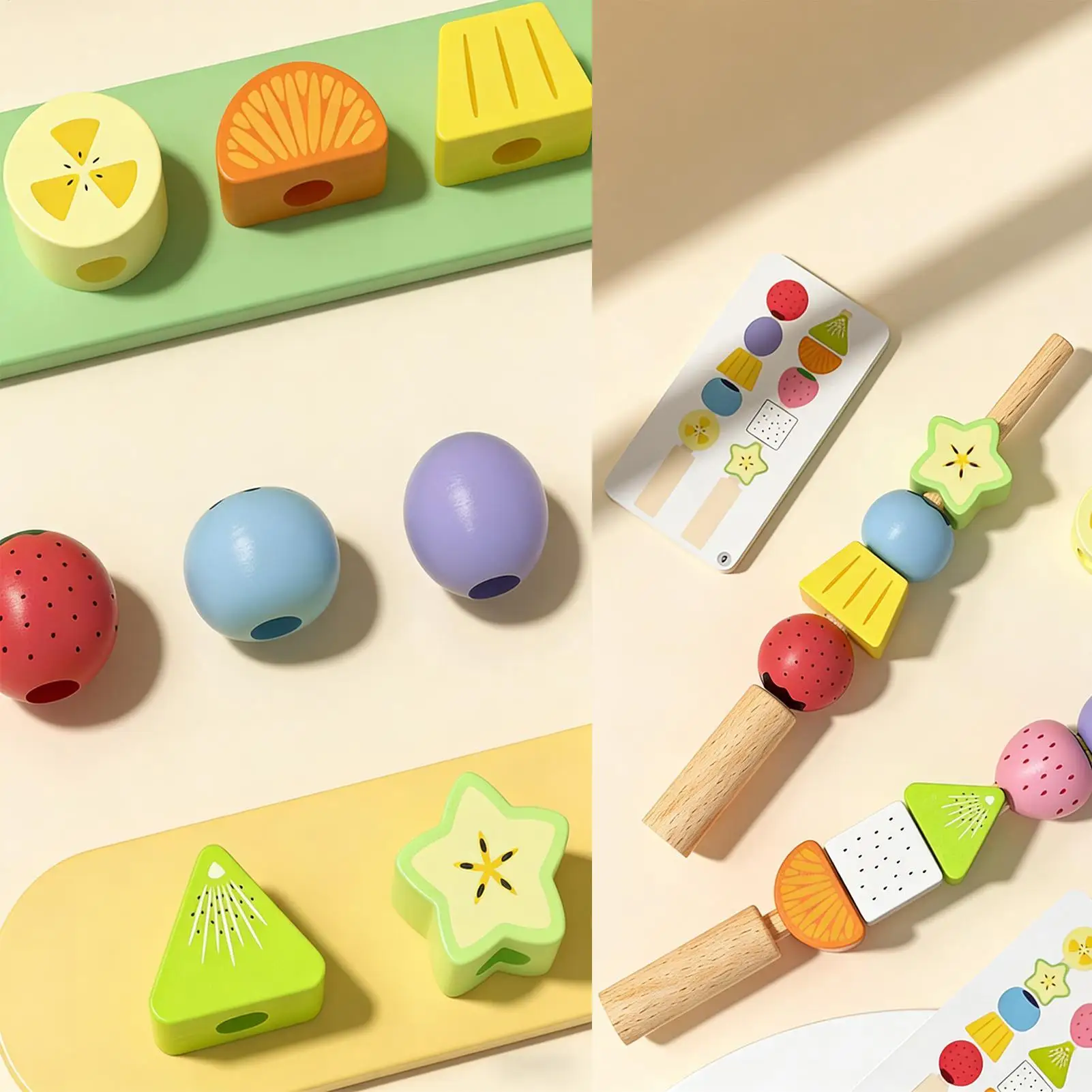 

Детские игрушки для сопоставления цветов, игра-конструктор из деревянных бусин для дома, класса, детского сада, дошкольных учреждений, спальни, кабинета, игровой комнаты