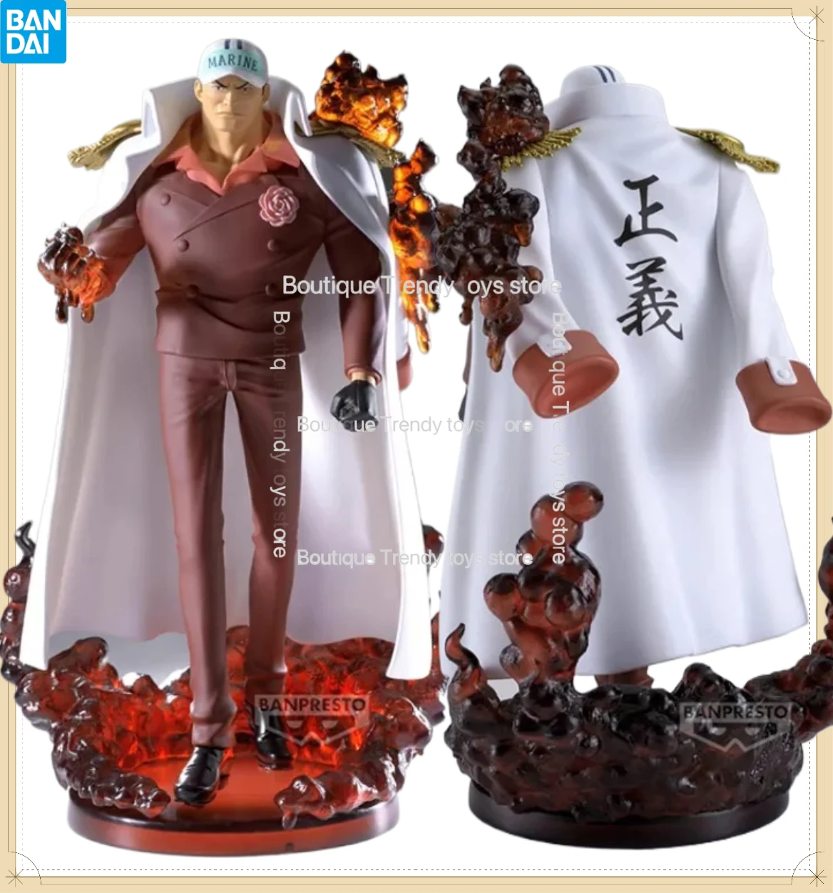 

Bandai Original Banpresto Anime One Piece THE LOGIA Sakazuki PVC Action Figure Collectible Model Toy Gitts
