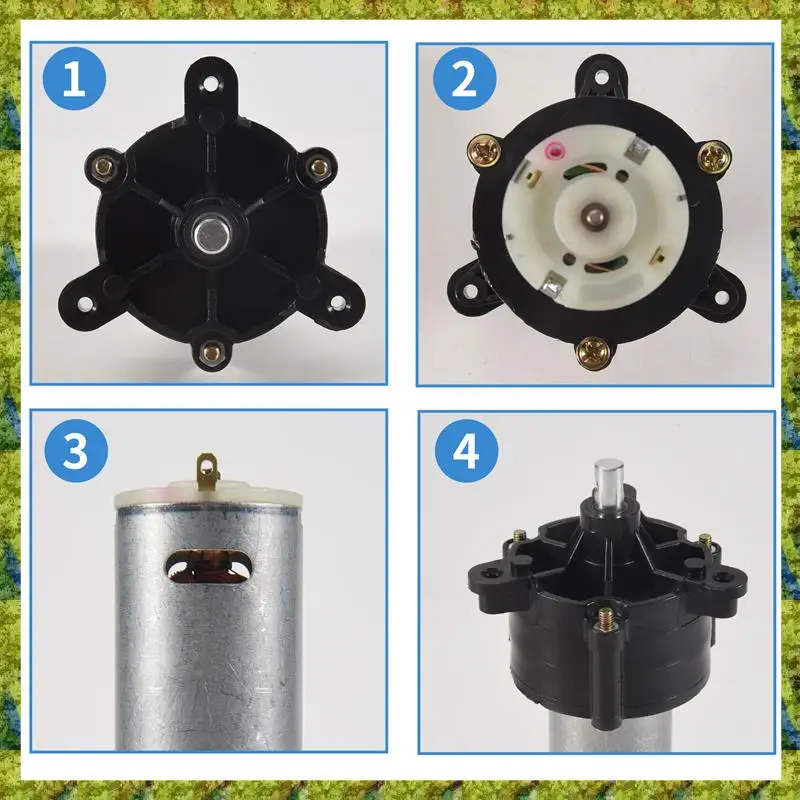 UISN 1Pc Wind Turbine Generator Kit Micro-Hand Dynamo Generator DC12V Generator Power Supply