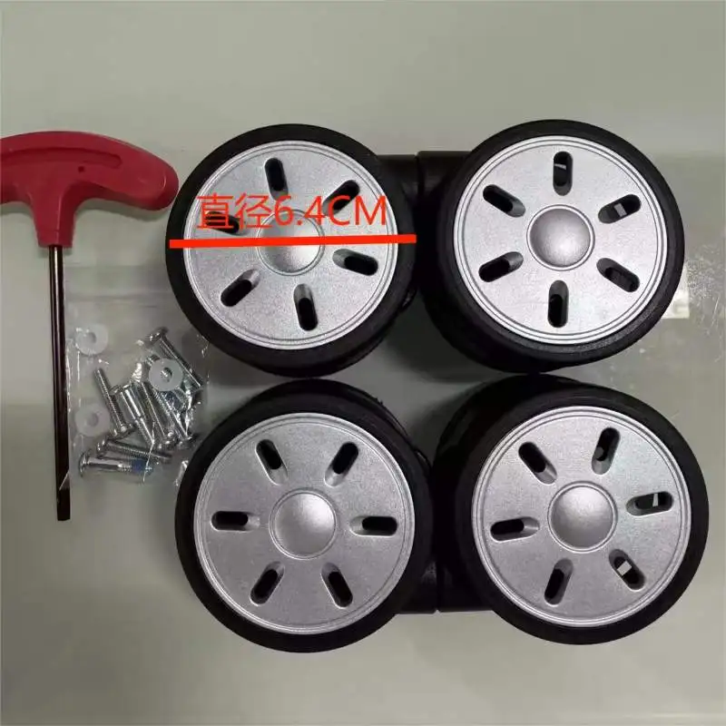 Luggage Wheel for Rimowa Suitcase Repair Replacement Load-bearing Wheels Special Trolley Case Silent Casters Luggage Accessories