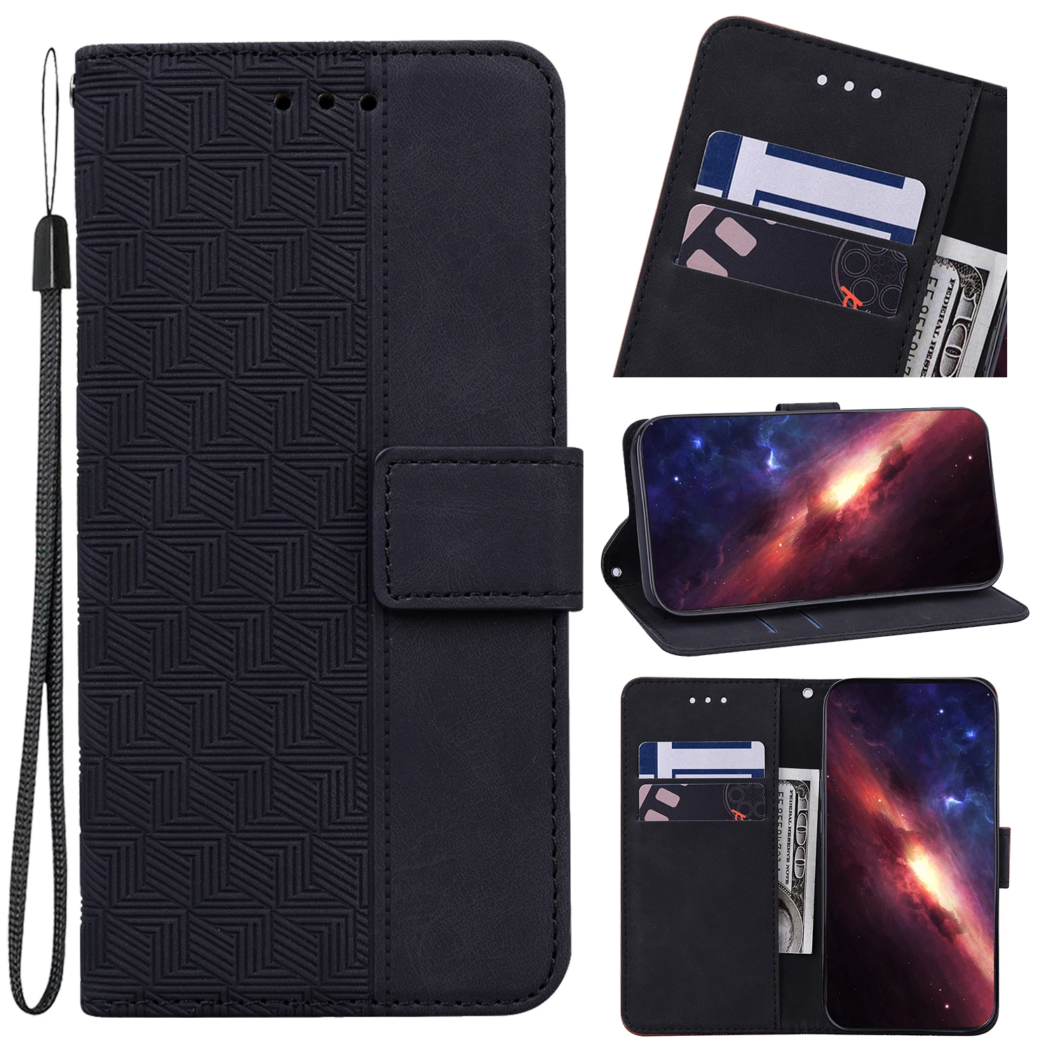 Magnetic Flip Leather For OPPO A1 PRO A58 Reno9 Pro Reno9 Pro Plus A1 Reno 8T 4G 5G Mini Wallet Card Solt Phone Cover Coque