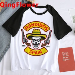 Los Bandidos Muertos Men Stylish T-shirt Hipster Male Tshirt Summer Tees Skull Clothing The Dead Bandits Print Fashion Shirt