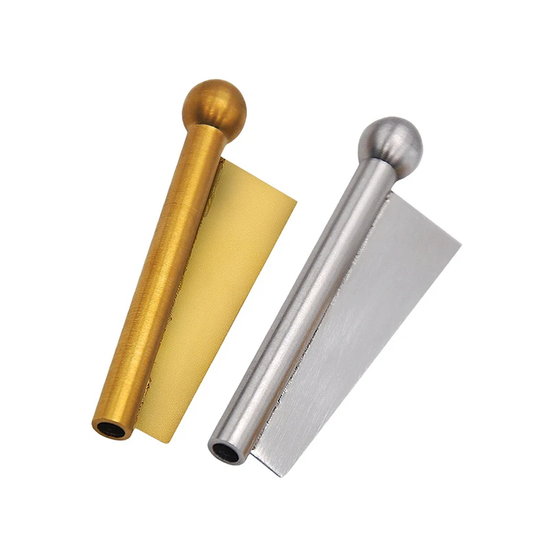 New Flag Style 2 in 1 Metal Straw Tube with Blade Smoking Accessories Cool Gadget for Men Gift