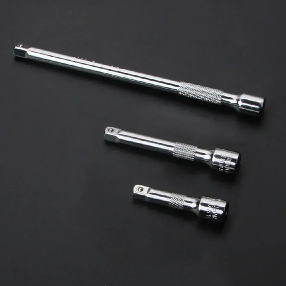 1/4'' Drive Ratchet Socket Extender Hand Tool 50/100/150mm Long Extension Bar Match With Extension Rod/sliding Rod/square Rod