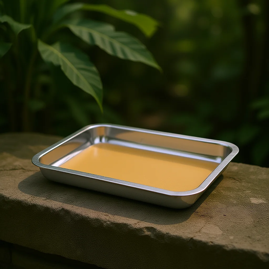 Wax Dissection Stainless Steel Polished Lab Biological Experiment Tool Dissection Tray Dissecting Plate Metal Wax Tray