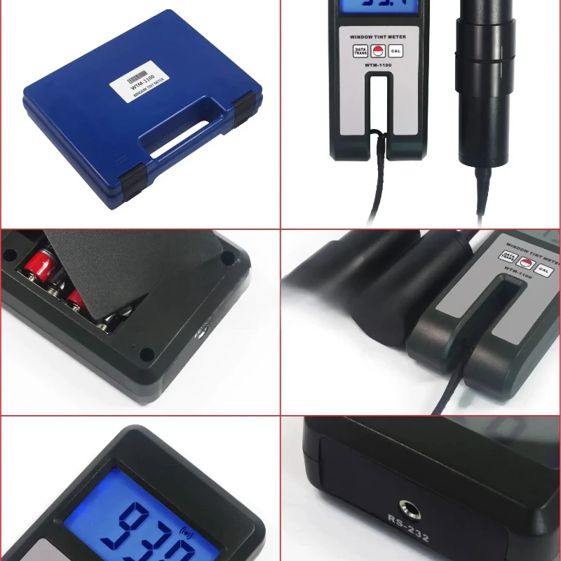 Window Tint Meter  WTM-1500P  with  Printer and  Store 500 Measurement Data