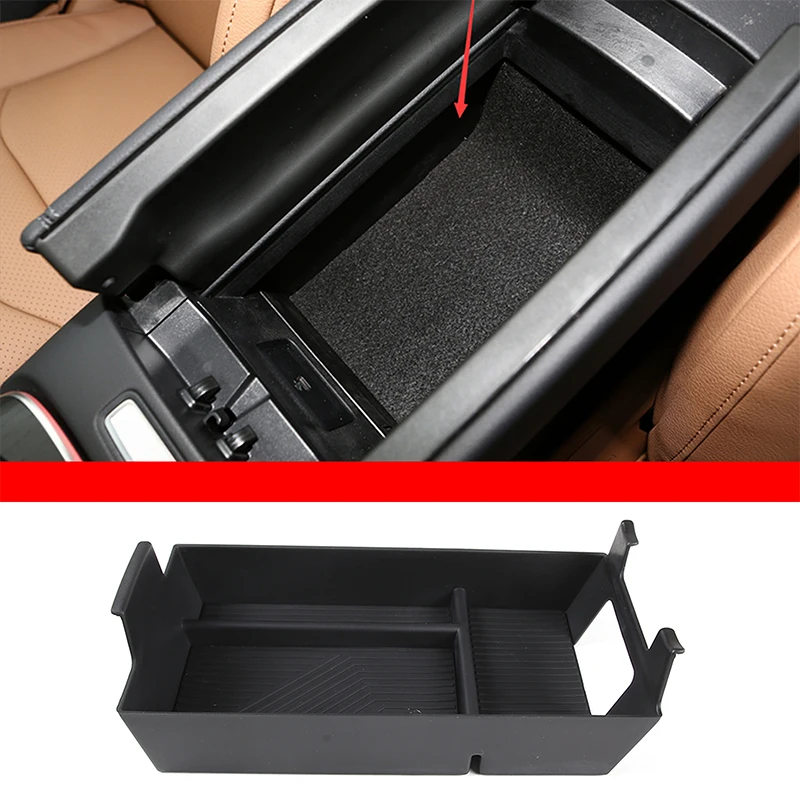 Armrest Box Storage Box Organizer Tray For Mercedes Benz E Class W214 2024 2025 Center Console Storage Box Car Accessories
